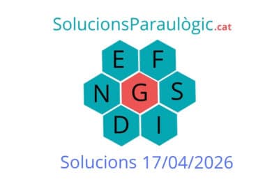 Totes les paraules del Paraulògic - 17 d'abril de 2026 / 107 Paraules, 6 Tutis - A, M, O, R, S, B