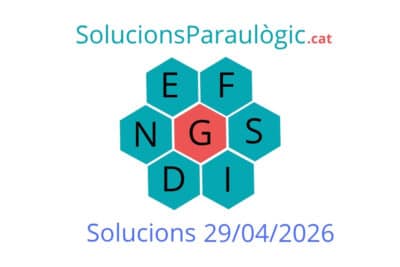 Paraulògic 29 d'abril de 2026: totes les solucions / 55 Paraules, 1 Tutis - B, C, E, N, T, U, O