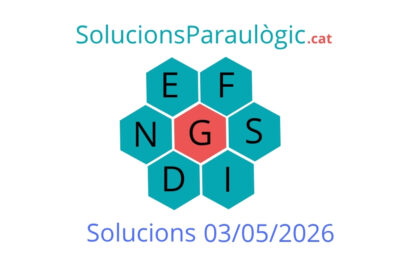 Paraulògic 3 de maig de 2026: totes les solucions / 69 Paraules, 1 Tutis - A, E, O, P, R, B