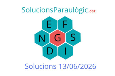 Solucions Paraulògic 13 de juny de 2026 / 133 Paraules, 7 Tutis - A, D, O, R, S, M